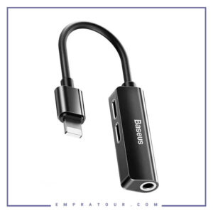 مبدل لایتنینگ به جک 3.5 میلی‌متری بیسوس Baseus Audio Converter L52