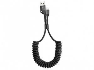کابل شارژ لایتنینگ بیسوس Baseus Fish eye Spring Lightning Cable CALSR-01