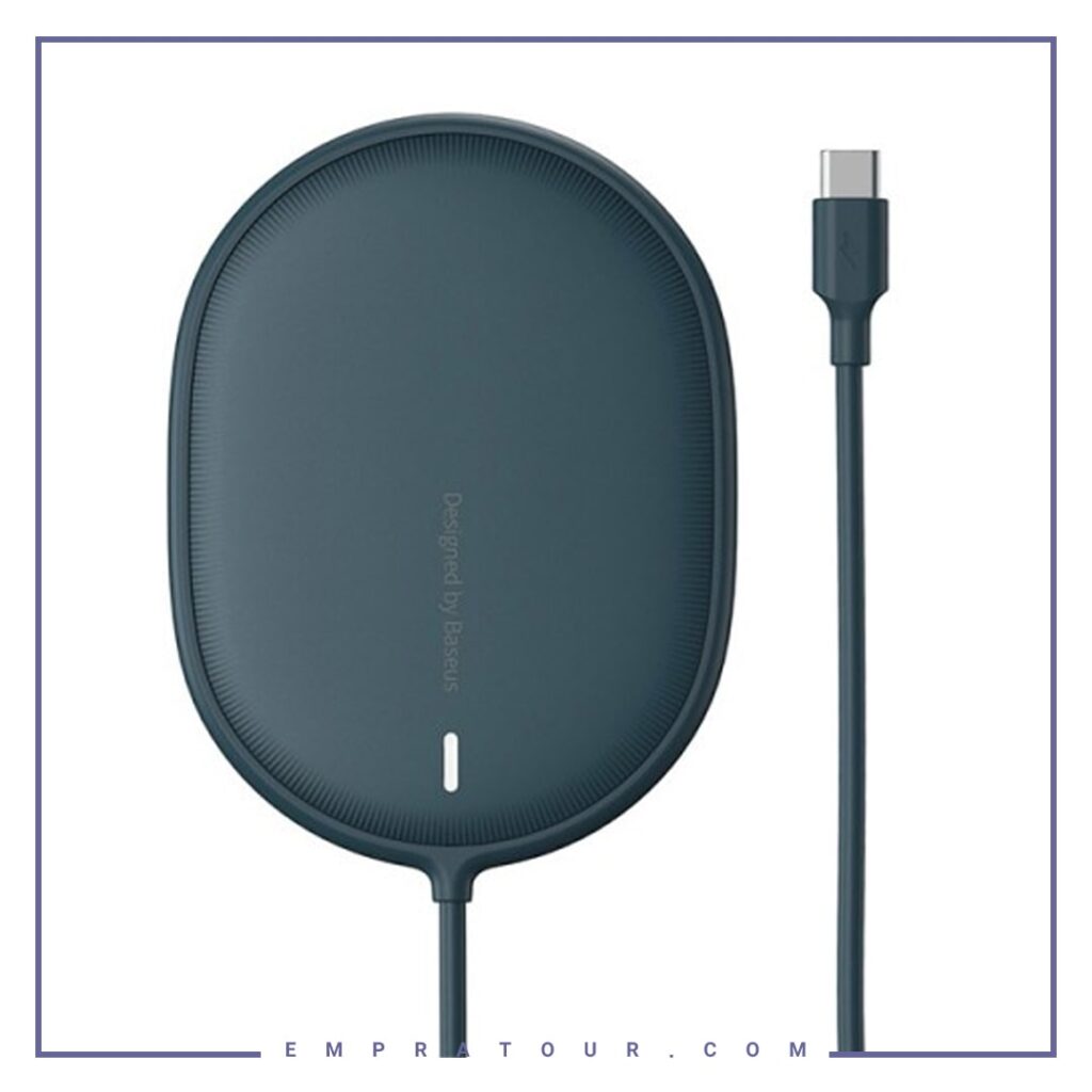 شارژر بیسیم مگنتی بیسوس  Light Magnetic Wireless Charger WXQJ-03