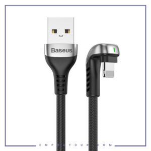 کابل لایتنینگ بیسوس Baseus Green U-shaped lamp Mobile Game CALUX-A01 1M