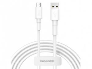 کابل شارژ سریع میکرو یو اس بی بیسوس 1متر Baseus Mini White Micro USB Cable CAMSW-02