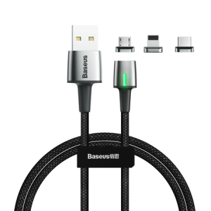 کابل مگنتی بیسوس Baseus Zinc Magnetic Cable Kit TZCAXC-A01