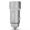 شارژر فندکی دو پورت الدنیو با کابل میکرو یو اس بی LDNIO C302 Micro USB Car Charger