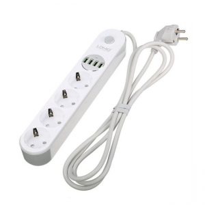 چندراهی برق و شارژر الدنیو LDNIO USB Power Adapter Charger SE4432