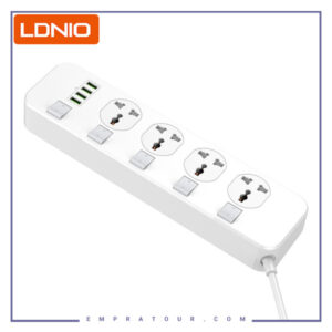 چند راهی برق و شارژ الدینیو LDNIO SC4408 DEFENDER SERIES