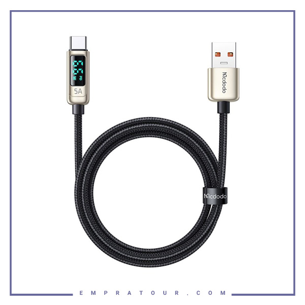 کابل Type C به USB مک دودو 1.2متر Mcdodo Digital Pro USB TO Type C Super Charge CA-8690