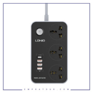 چندراهی برق الدینیو  LDNIO SC3412 Power Strip
