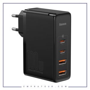 شارژر دیواری فست شارژ Baseus GaN2 Pro Quick Charger 2C+2U CCGAN2P-L01 QC4 PD