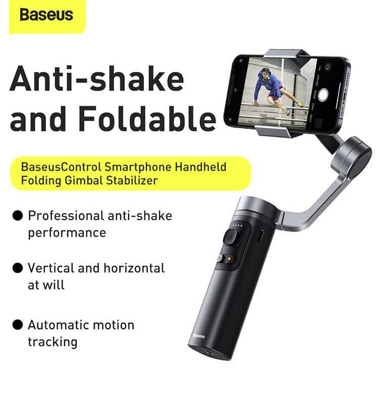 گیمبال Baseus Control Handheld Folding Gimbal Stabilizer BC02 SUYT-D0G