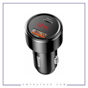 شارژر فندکی سریع بیسوس Baseus Series PPS Dual Quick Car Charger CCMLC20C-01