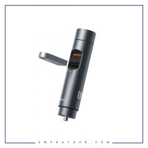 شارژر فندکی و پخش کننده بلوتوث فست شارژ بیسوس Baseus Energy Column Car Wireless CCNLZ-C0G