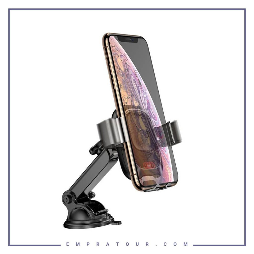 پایه نگهدارنده و شارژر وایرلس بیسوس Baseus Smart Vehicle Bracket Car WXZN-B01