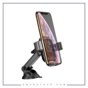 پایه نگهدارنده و شارژر وایرلس بیسوس Baseus Smart Vehicle Bracket Car WXZN-B01