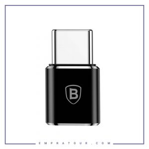مبدل MicroUSB به Type-C بیسوس مدل Mini Micro female to Type-C male adapter converter CAMOTG-01