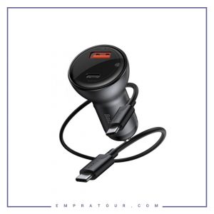 شارژر فندکی سوپر شارژ بیسوس Baseus Digital Display PPS Dual 45W TZCCBX-C0G