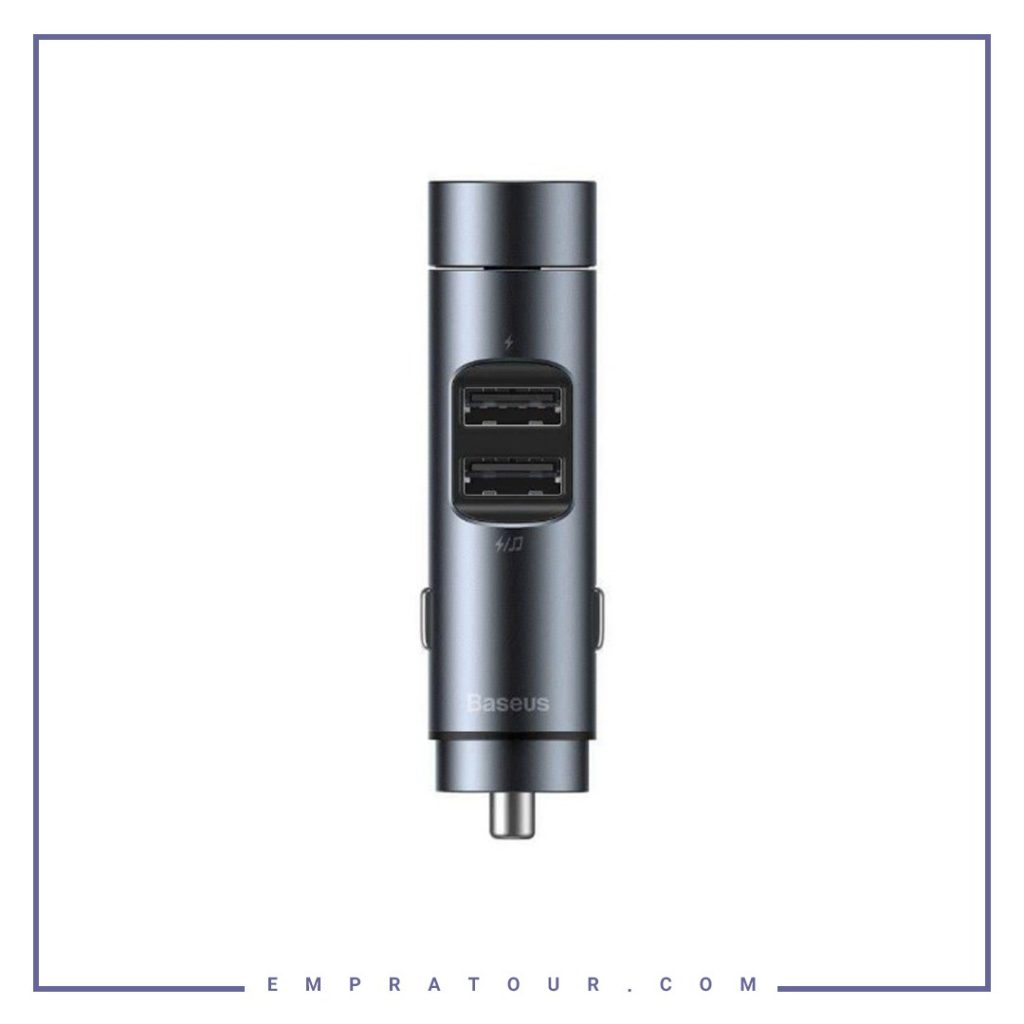 شارژر فندکی و پخش کننده بلوتوث بیسوس Baseus Energy Column Car Wireless CCNLZ-C0s