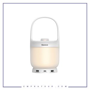 چراغ خواب هوشمند بیسوس Baseus Moon-white Stepless Dimming Portable Lamp DGYB-02