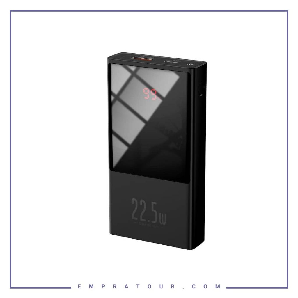 پاوربانک 10000 فست شارژ بیسوس Baseus PPMN-A01 Super Mini Digital Display Power Bank