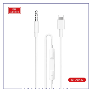 کابل تبدیل لایتنینگ به AUX ارلدام Earldom lighting to 3.5mm AUX Cable ET-AUX42