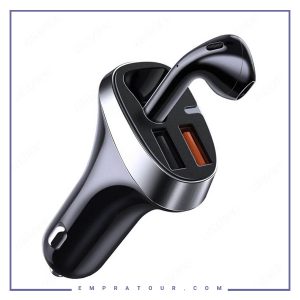 هندزفری بلوتوث و شارژر فندکی جویروم Joyroom JR-CP2 Car Charger Wireless Earphone