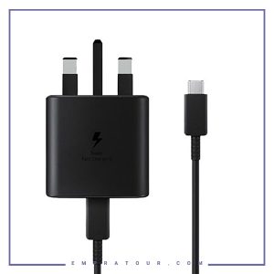 آداپتور سوپر فست شارژ اصلی سامسونگ با کابل Samsung 25W PD Adapter EP-TA800