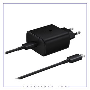 شارژر سریع سامسونگ اصلی ۴۵ وات با کابل Samsung Super Fast Charger 45W EP-TA845