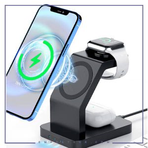 شارژر وایرلس سه کاره توتو TOTU Versatile 3-in-1 S6 Wireless Charger