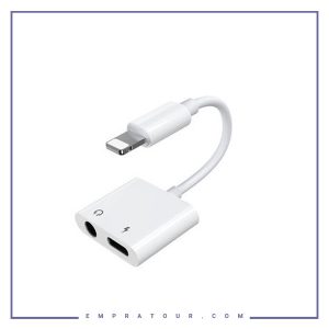 مبدل لایتنیینگ اتصال همزمان هندزفری و شارژر Joyroom Ben Series S-Y104