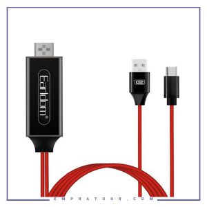 کابل HDMI به تایپ سی Earldom ET-W12 4K HD Cable