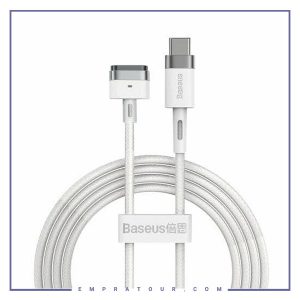 کابل شارژر مگنتی مک بوک بیسوس 2متر Baseus Zinc Magnetic iP Laptop Type-C CATXC-V02