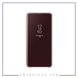 کیف کلاسوری شرکتی سامسونگ مدل SMART CLEAR STANDING VIEW COVER EF-ZG965 S9 plus