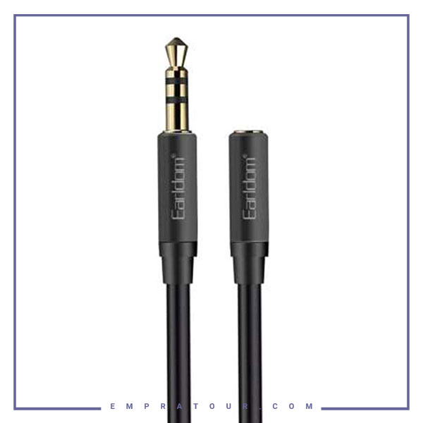 کابل افزایش طول صدا ارلدام Earldom ET-AUX34 Extension Audio Cable 1m - Shortcut