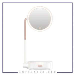 آینه آرایشی رومیزی بیسوس Baseus Smart Beauty Series Lighted Makeup Mirror with Storage Box DGZM-02