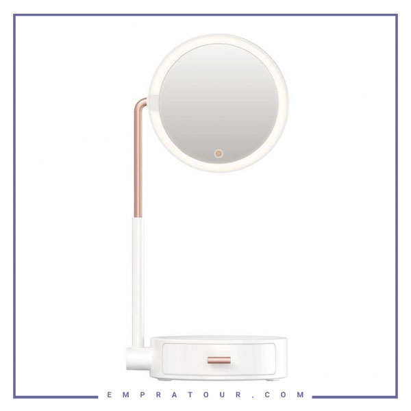 آینه آرایشی رومیزی بیسوس Baseus Smart Beauty Series Lighted Makeup Mirror with Storage Box DGZM-02