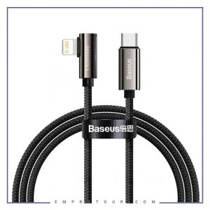 کابل Type-C به لایتنینگ 2 متری بیسوس Baseus Legend Elbow Type C to iP PD CATLCS-A01