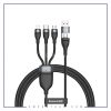 کابل سه سر سریع بیسوس Baseus USB/Type-C Flash Series 2 for 3 Data Cable CA2T3-01