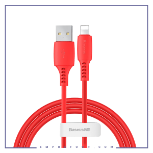 کابل شارژ لاتنینگ رنگی بیسوس 1.2متر Baseus Lightning Cable Colourful charging CALDC-09
