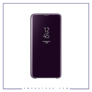 کیف کلاسوری شرکتی سامسونگ مدل SMART CLEAR STANDING VIEW COVER EF-ZG960 S9