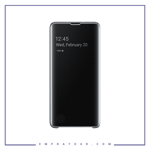 کیف کلاسوری شرکتی سامسونگ مدل SMART CLEAR VIEW COVER EF-ZG973 S10
