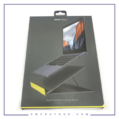 پایه نگهدارنده لپ تاپ باسئوس مدل Mesh Portable Laptop Stand