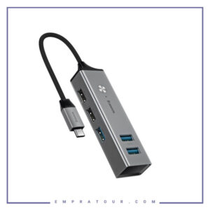 هاب 5 پورت باسئوس مدل Cube HUB Adapter CAHUB-D0G