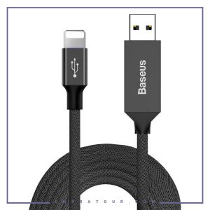کابل لایتنینگ 5 متر 2 آمپر بیسوس Baseus Artistic Striped CALYW-M01