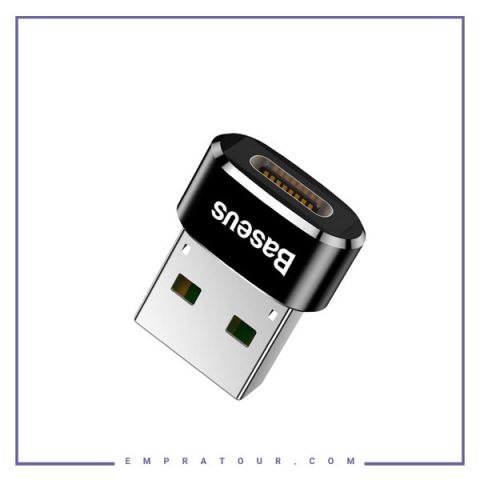 تبدیل Type C به USB بیسوس Baseus Mini Type-C famale to USB male adapter convertor CAAOTG-01