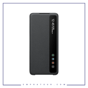 کیف کلاسوری شرکتی سامسونگ مدل SMART CLEAR VIEW COVER EF-ZG988 S21 ULTRA