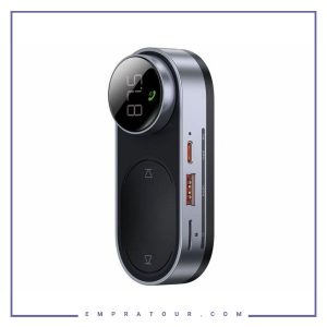 گیرنده بلوتوثی خودرو بیسوس Baseus Solar Car FM Bluetooth Transmitter CDMP000001