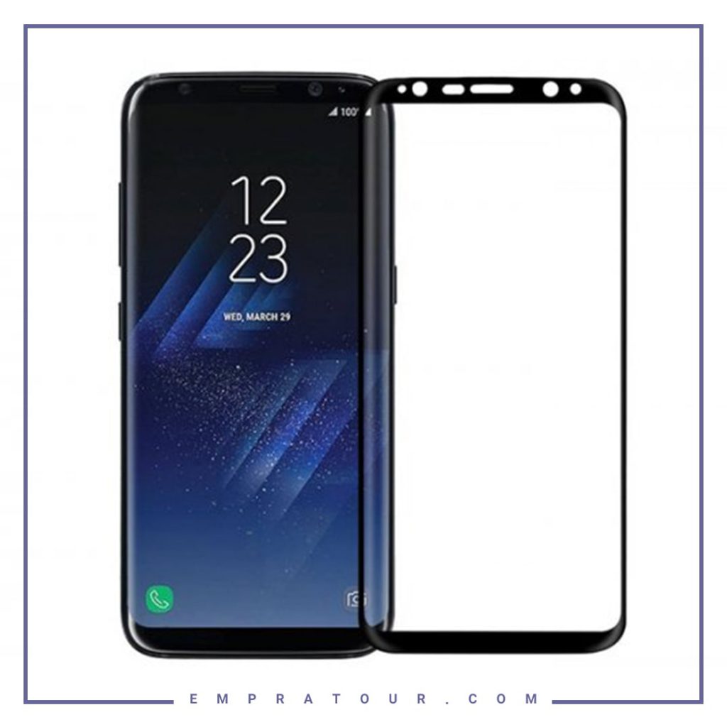 محافظ صفحه نمایش شیشه ای تمام چسب سامسونگ Mocoson Full Glue Glass Samsung Galaxy S8