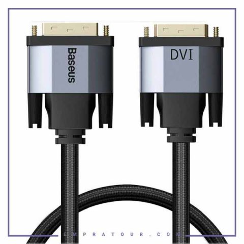 کابل DVI به DVI طول 2 متر بیسوس Baseus 4K DVI to DVI bidirectional CAKSX-R0G