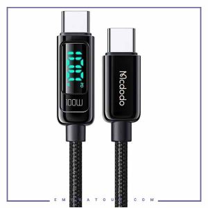 کابل دوسر تایپ سی 100 وات مکدودو 1.2 متر Mcdodo Digital pro 100W PD CA-882