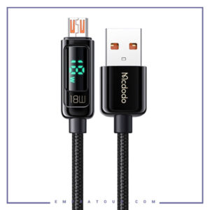 کابل شارژ سریع و انتقال داده مک دودو 1.2 متر Mcdodo Micro USB Quick Charge Data Cable CA-748