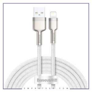 کابل لایتنینگ بیسوس 1 متر Baseus Cafule Metal CALJK-A01